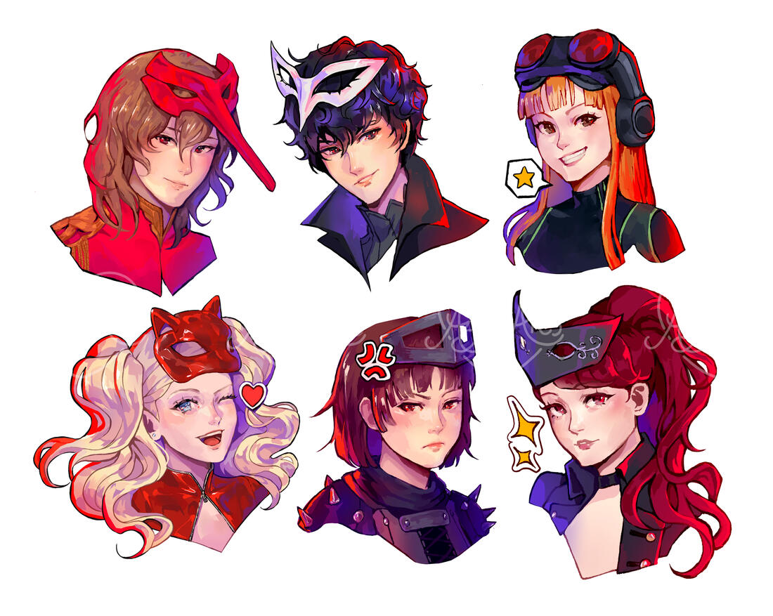 Persona 5 Stickers Persona 5 Stickers